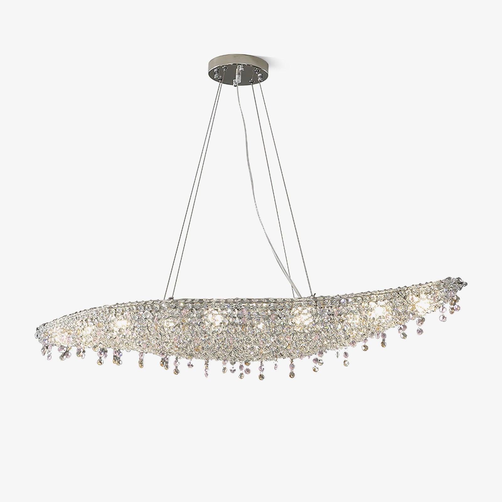 Elegant Boat Crystal Chandelier-Chandelier-Briglighting