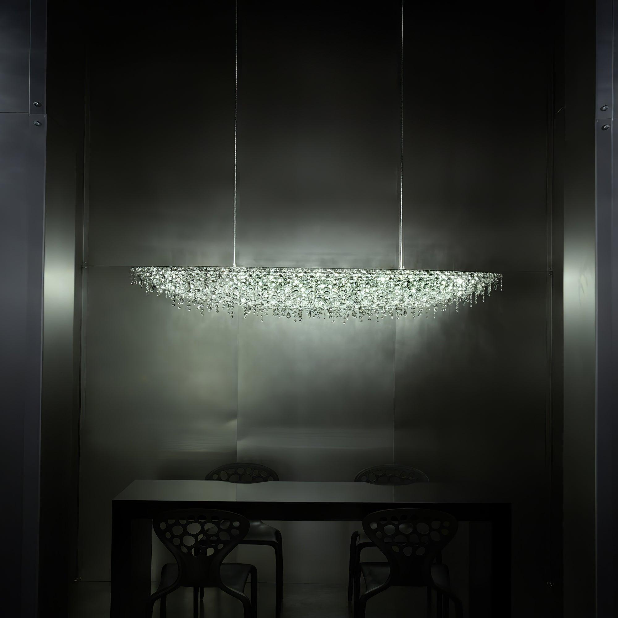 Elegant Boat Crystal Chandelier-Chandelier-Briglighting