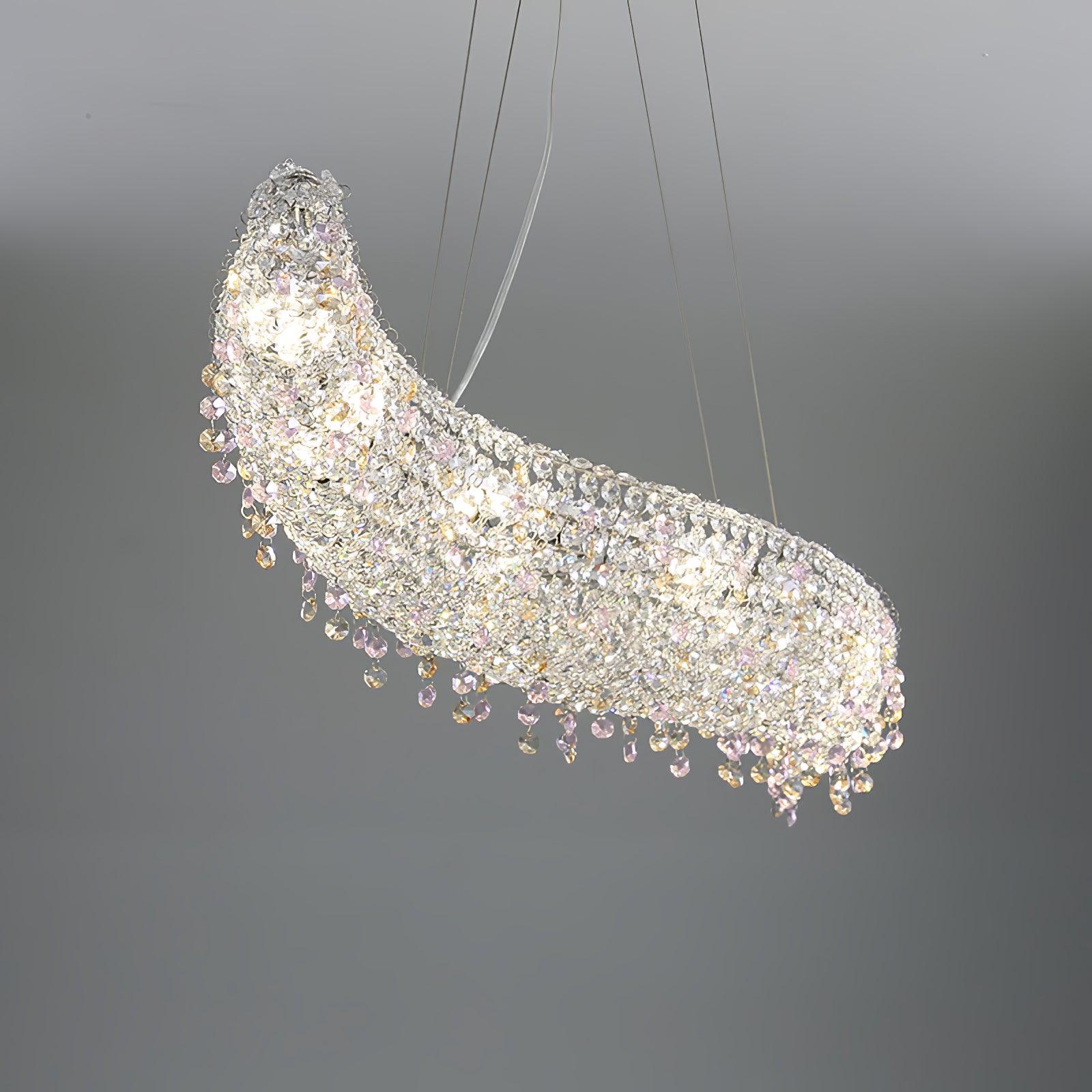 Elegant Boat Crystal Chandelier-Chandelier-Briglighting