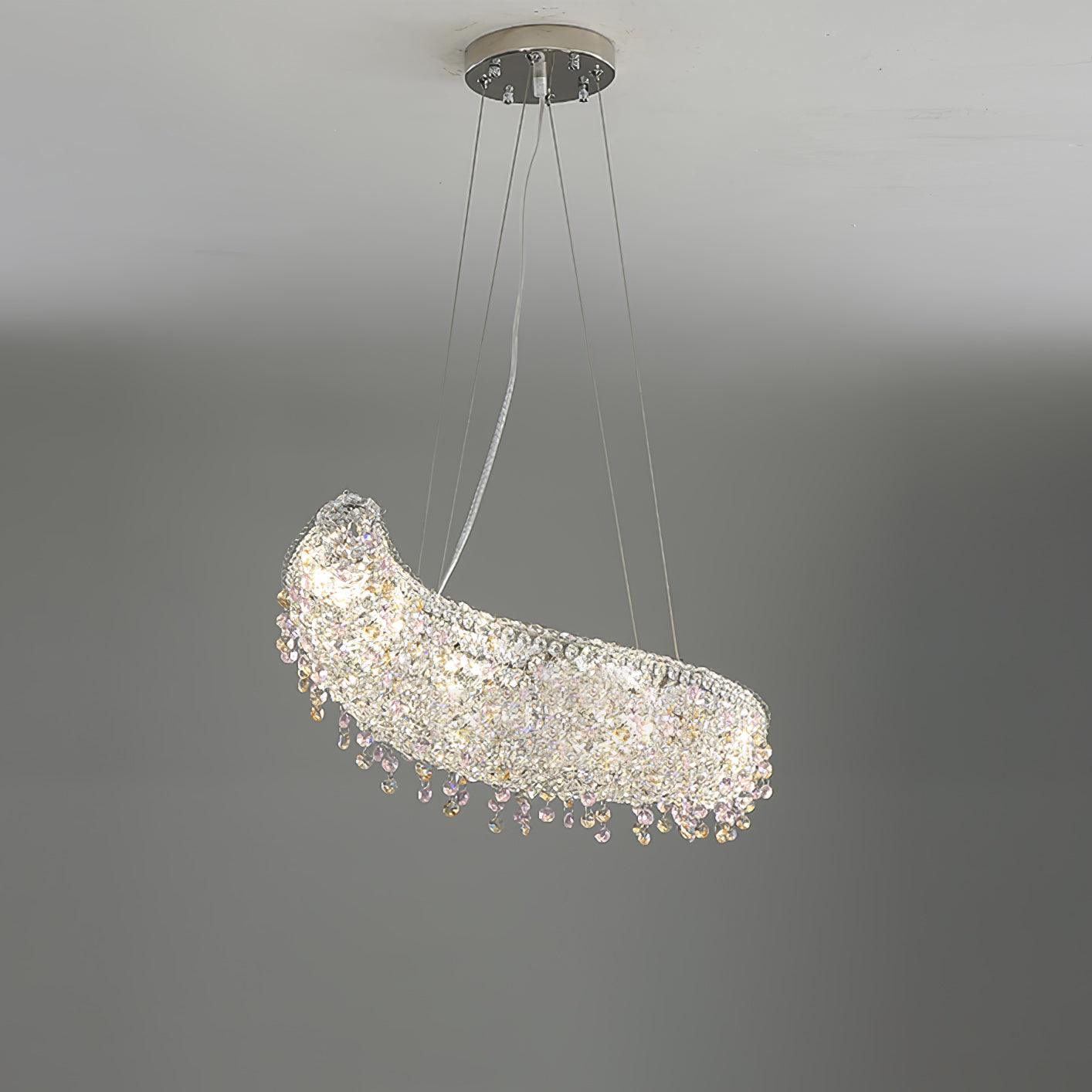 Elegant Boat Crystal Chandelier-Chandelier-Briglighting
