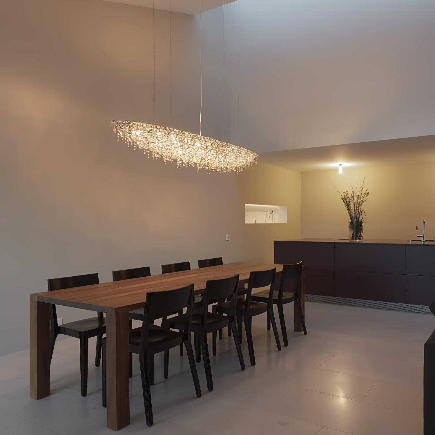 Elegant Boat Crystal Chandelier-Chandelier-Briglighting