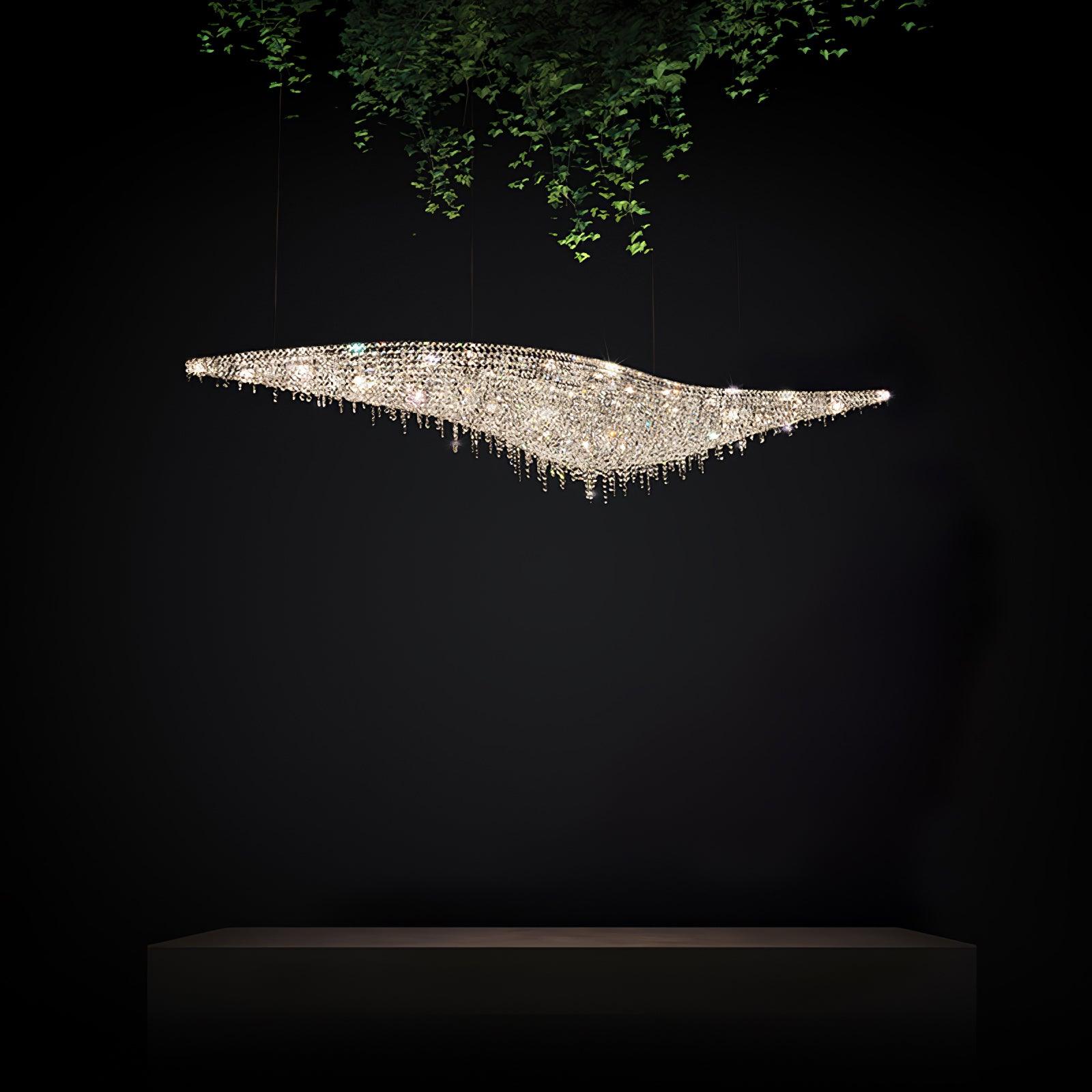 Elegant Boat Crystal Chandelier-Chandelier-Briglighting