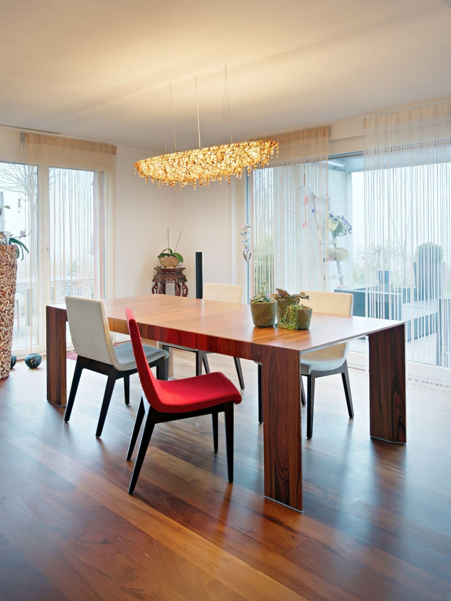 Elegant Boat Crystal Chandelier-Chandelier-Briglighting