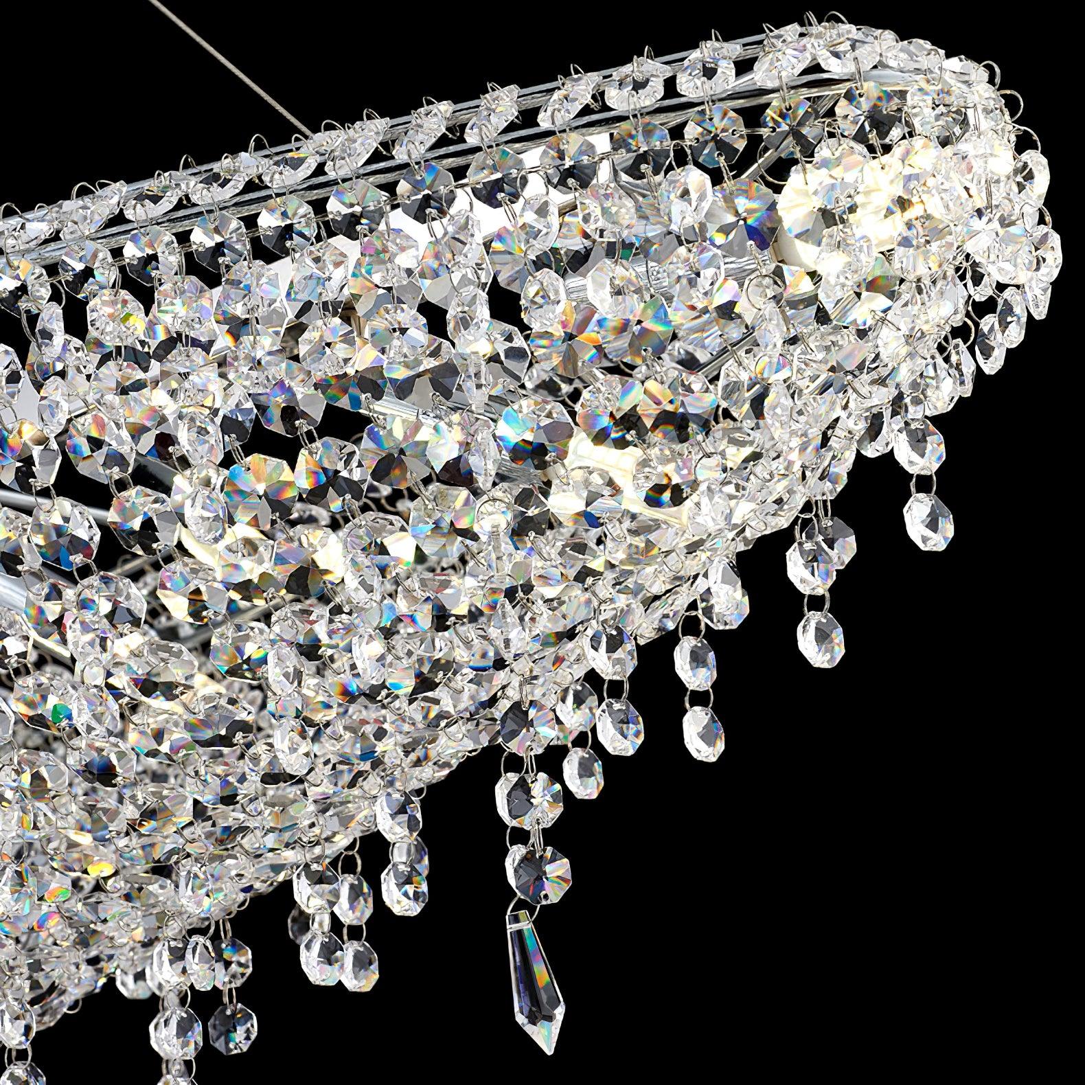 Elegant Boat Crystal Chandelier-Chandelier-Briglighting