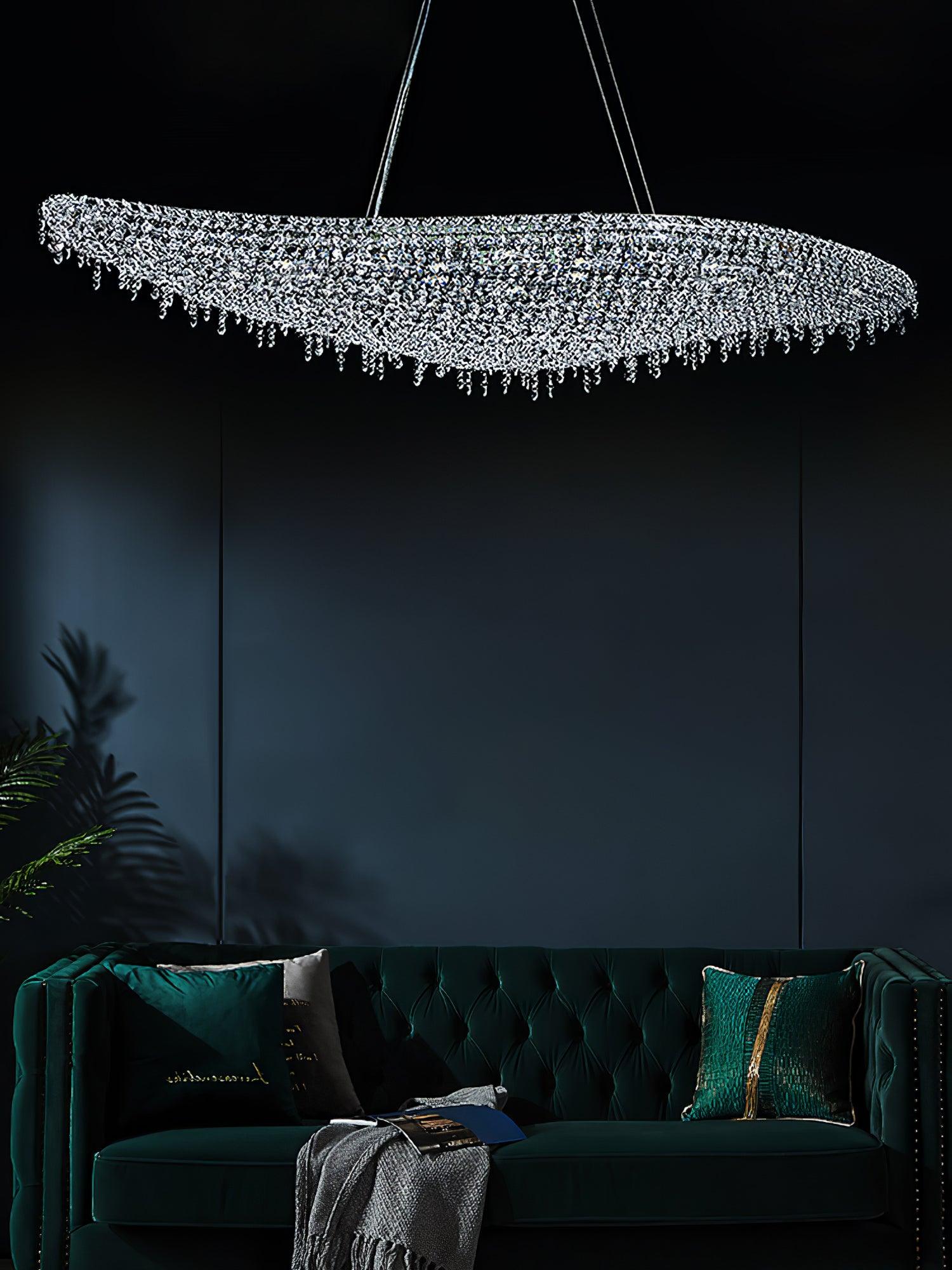 Elegant Boat Crystal Chandelier-Chandelier-Briglighting