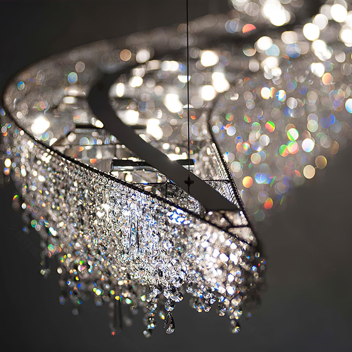 Elegant Boat Crystal Chandelier-Chandelier-Briglighting