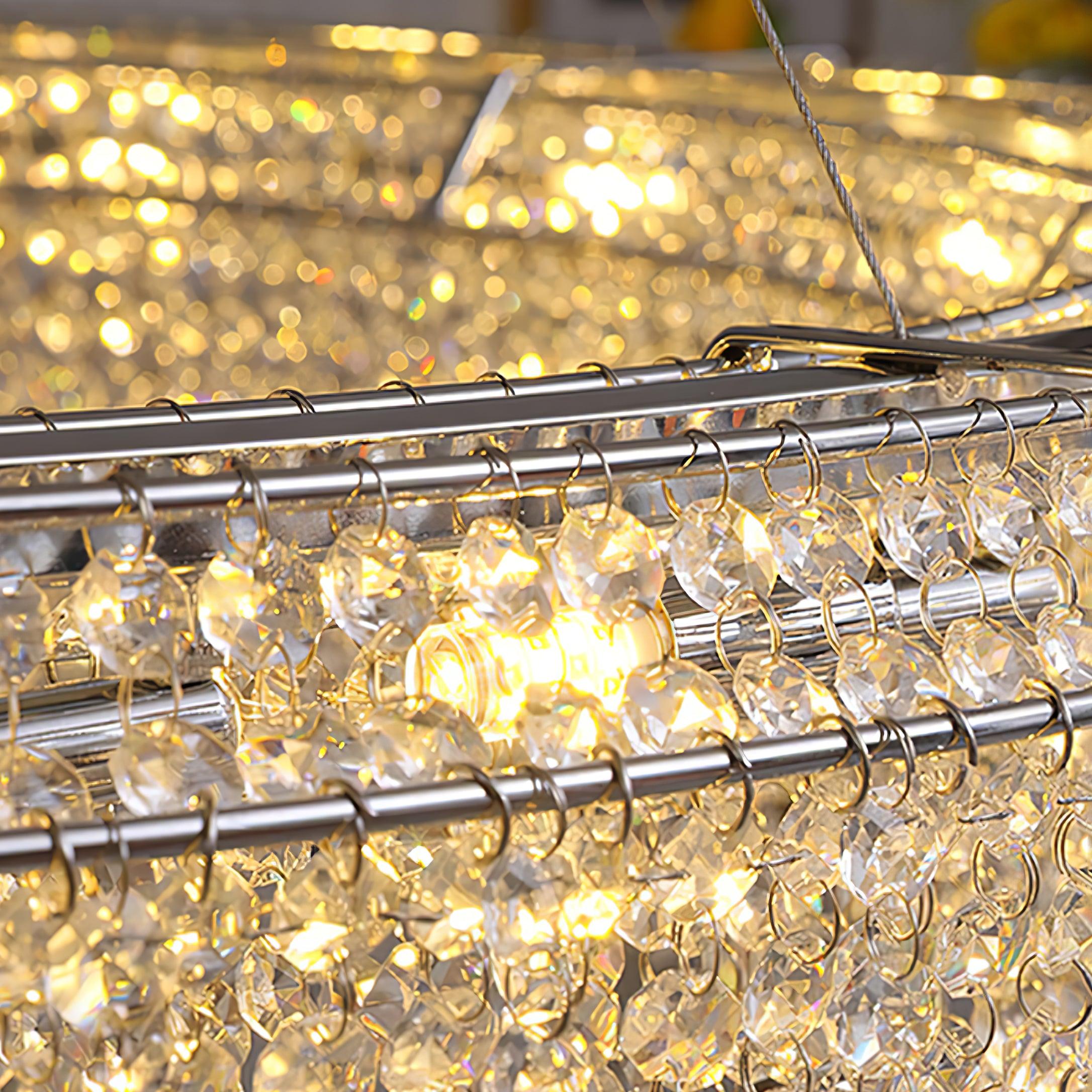 Elegant Boat Crystal Chandelier-Chandelier-Briglighting