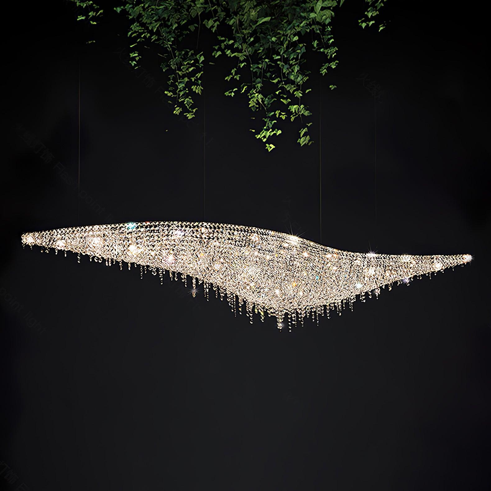 Elegant Boat Crystal Chandelier-Chandelier-Briglighting