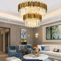 Bourbons Antoine Crystal Round Chandelier-chandeliers for dining room,chandeliers for stairways,chandeliers for foyer,chandeliers for bedrooms,chandeliers for kitchen,chandeliers for living room-Briglighting
