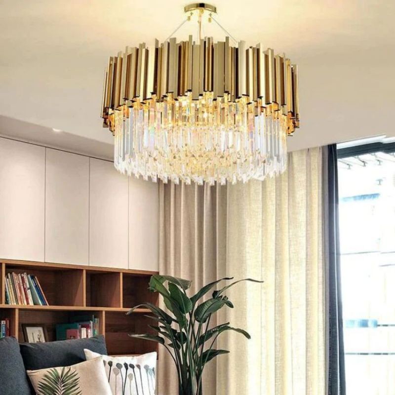 Bourbons Charles Crystal Round Chandelier-chandeliers for dining room,chandeliers for stairways,chandeliers for foyer,chandeliers for bedrooms,chandeliers for kitchen,chandeliers for living room-Briglighting
