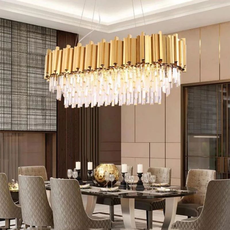 Bourbons Felipe Crystal Oval Chandelier-chandeliers for dining room,chandeliers for stairways,chandeliers for foyer,chandeliers for bedrooms,chandeliers for kitchen,chandeliers for living room-Briglighting