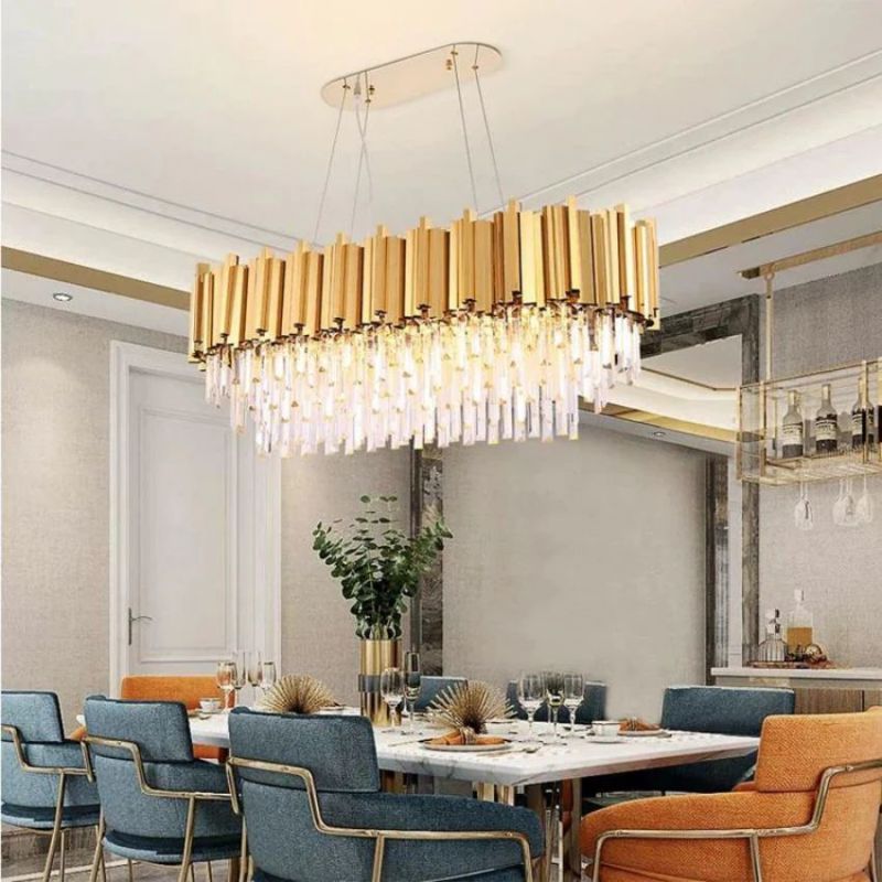 Bourbons Felipe Crystal Oval Chandelier-chandeliers for dining room,chandeliers for stairways,chandeliers for foyer,chandeliers for bedrooms,chandeliers for kitchen,chandeliers for living room-Briglighting