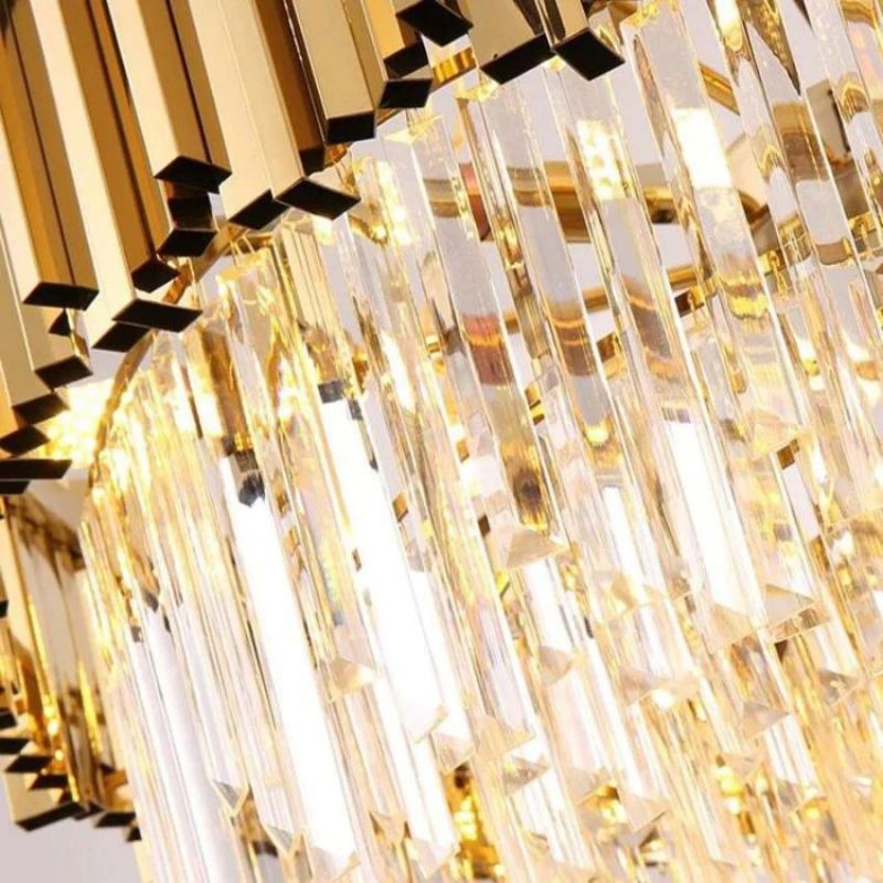 Bourbons Flush Mount Chandelier-Flushmount-Briglighting