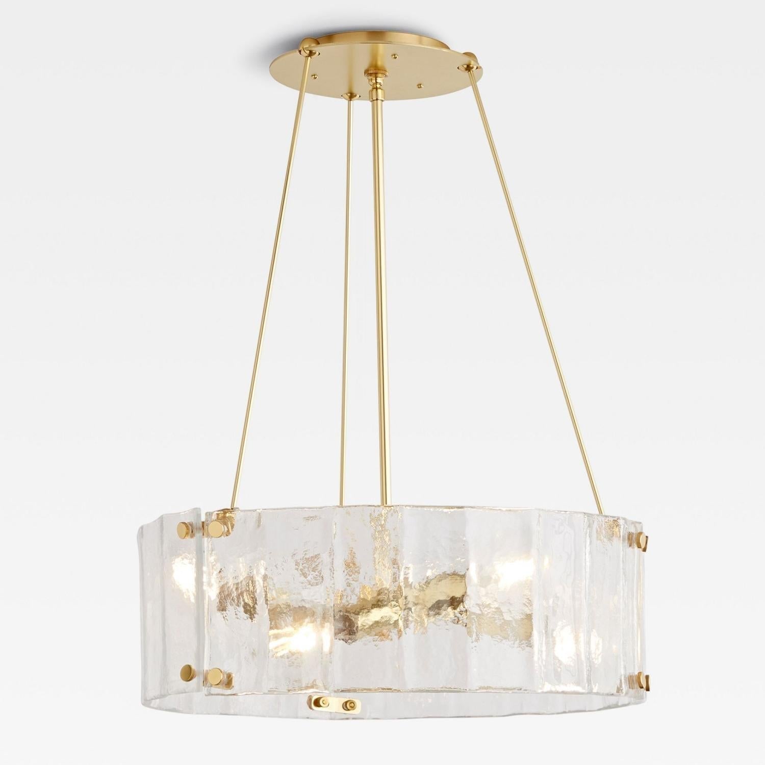 Willamette Round Crystal Chandelier-Chandelier-Briglighting
