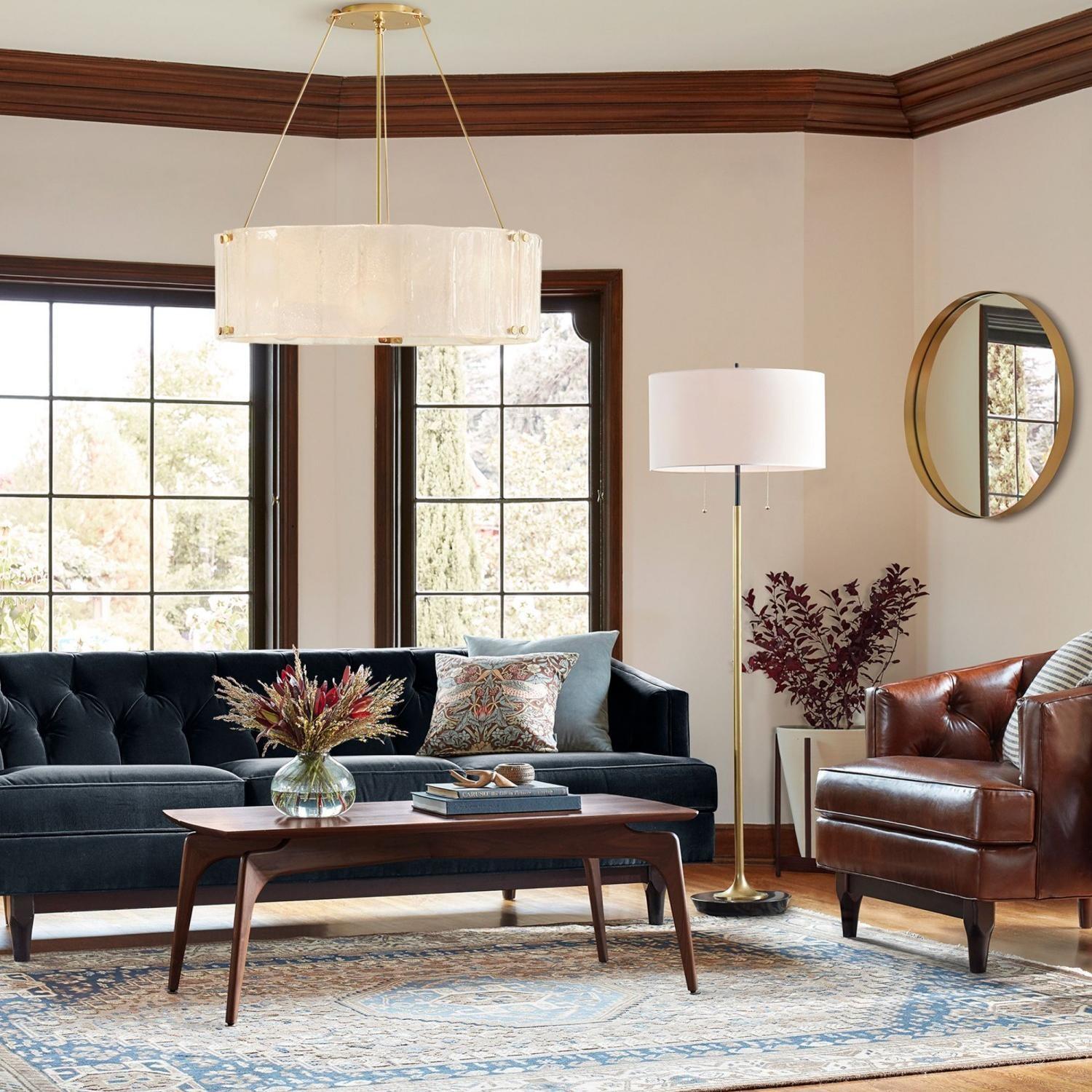 Willamette Round Crystal Chandelier-Chandelier-Briglighting