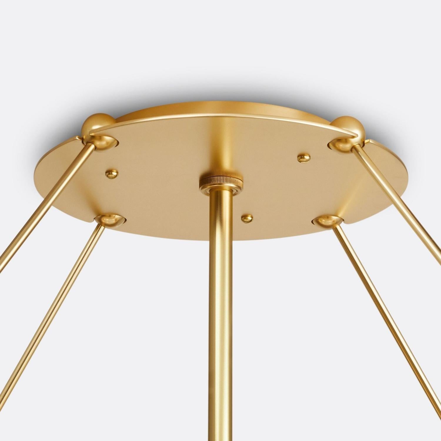 Willamette Round Crystal Chandelier-Chandelier-Briglighting