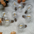 G40 Shatter-Resistant LED Filament Bulb, E12 1W 2700K
