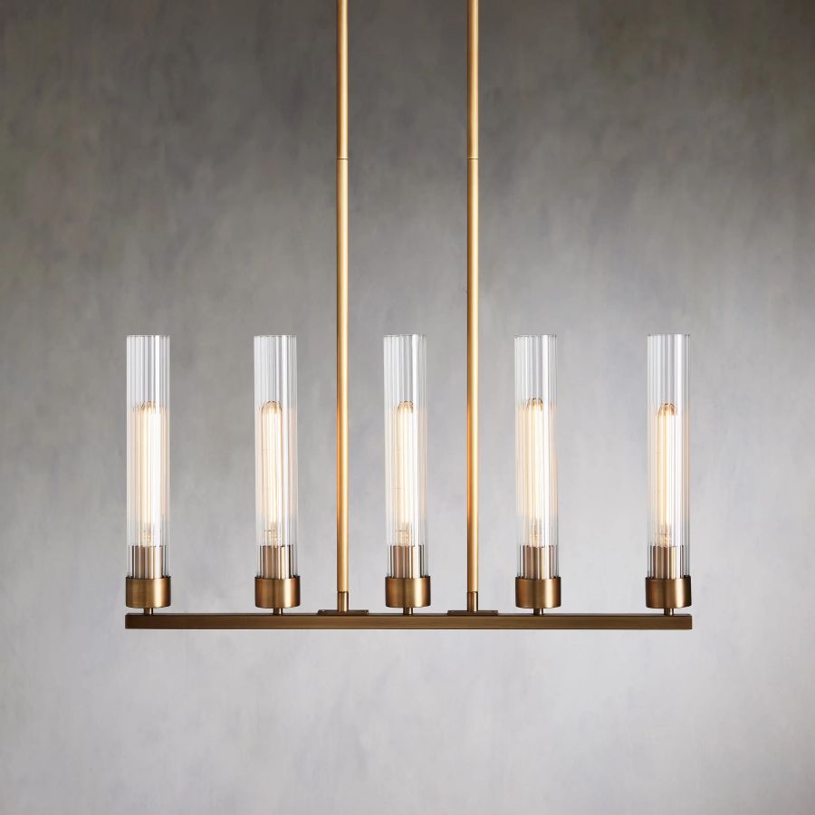 Cade Linear Chandelier-Chandelier-Briglighting