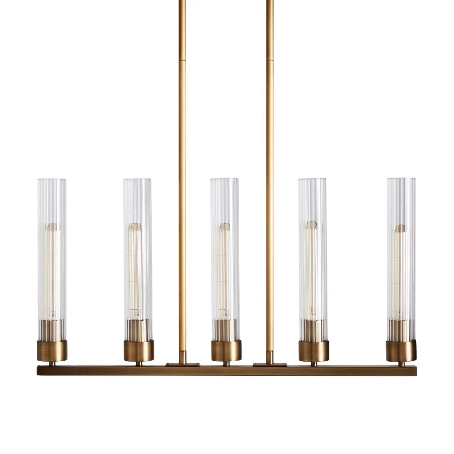 Cade Linear Chandelier-Chandelier-Briglighting