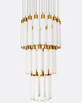 Candle 3-Tiered Round Chandelier-Chandelier-Briglighting