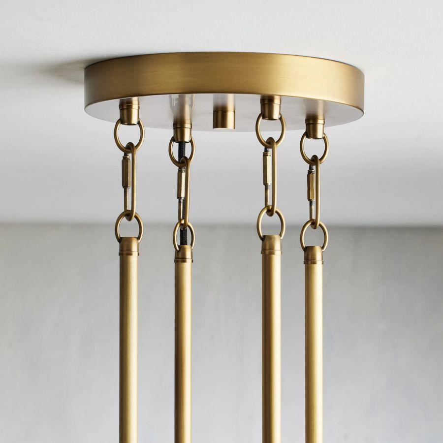 Cade Round Chandelier-Chandelier-Briglighting
