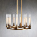 Cade Round Chandelier-Chandelier-Briglighting