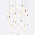 Candle Rectangle Chandelier-Chandelier-Briglighting