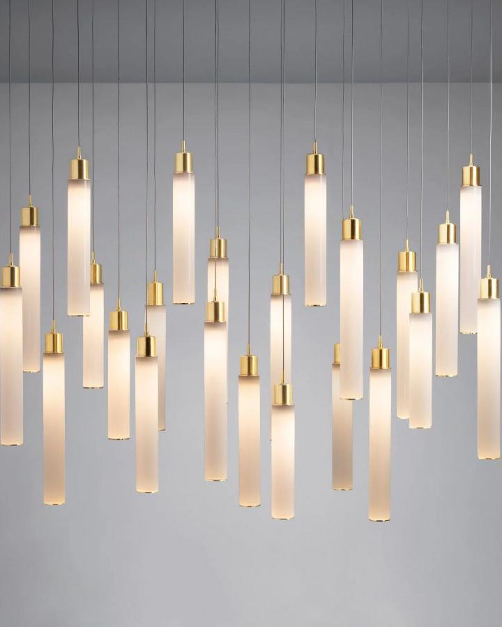 Candle Small Round Chandelier-Chandelier-Briglighting