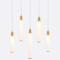 Candle Small Rectangle Chandelier-Chandelier-Briglighting