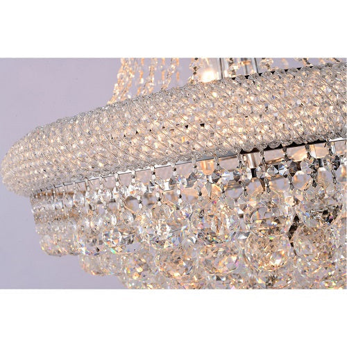 30X50 Inch 30 Lights Elegant Empire K9 Crystal Chandelier-Briglighting