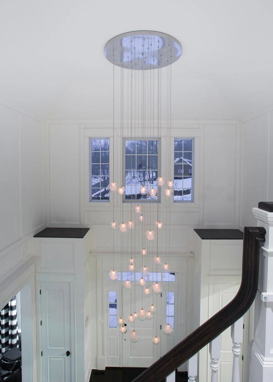 Drizzle Round Chandelier-Chandelier-Briglighting