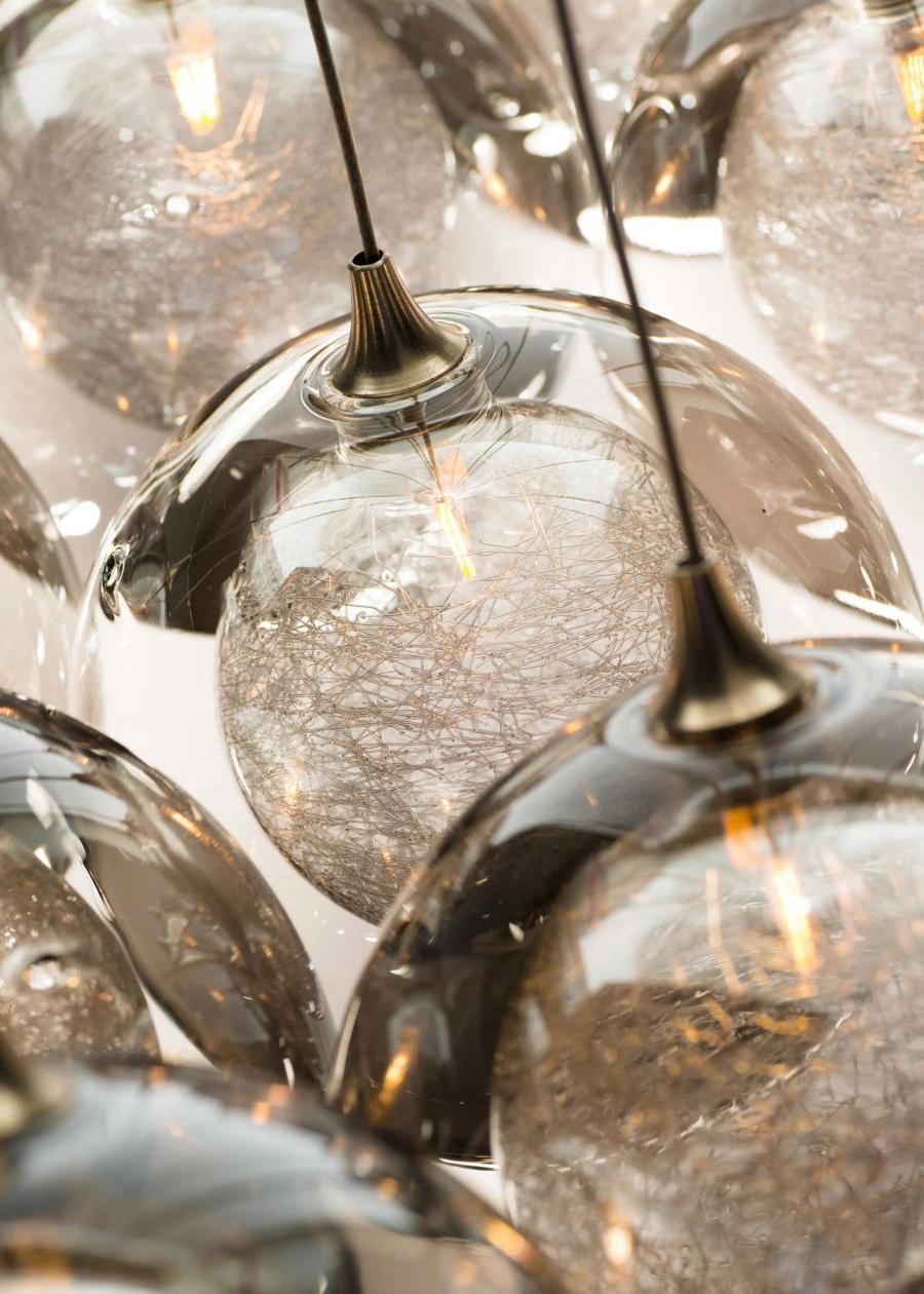 Drizzle Round Chandelier-Chandelier-Briglighting