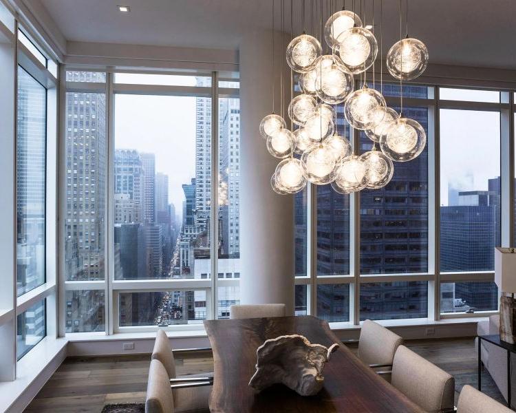 Drizzle Round Chandelier-Chandelier-Briglighting