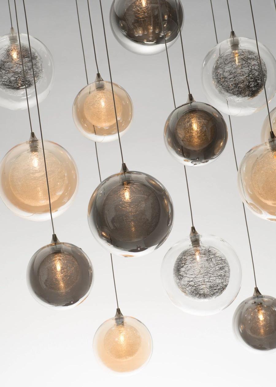Drizzle Round Chandelier-Chandelier-Briglighting