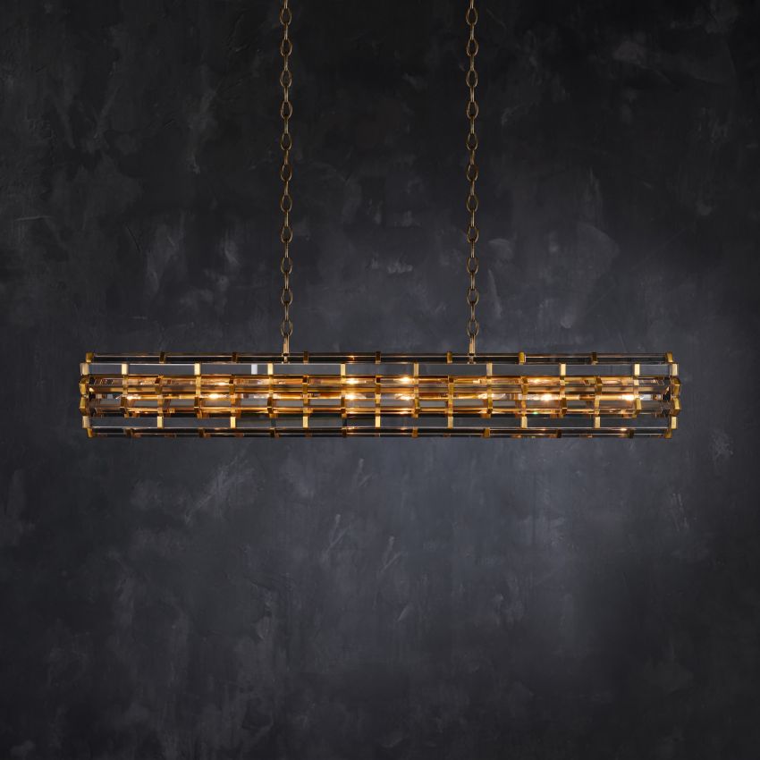 Dipa Cylinder Chandelier-Chandelier-Briglighting