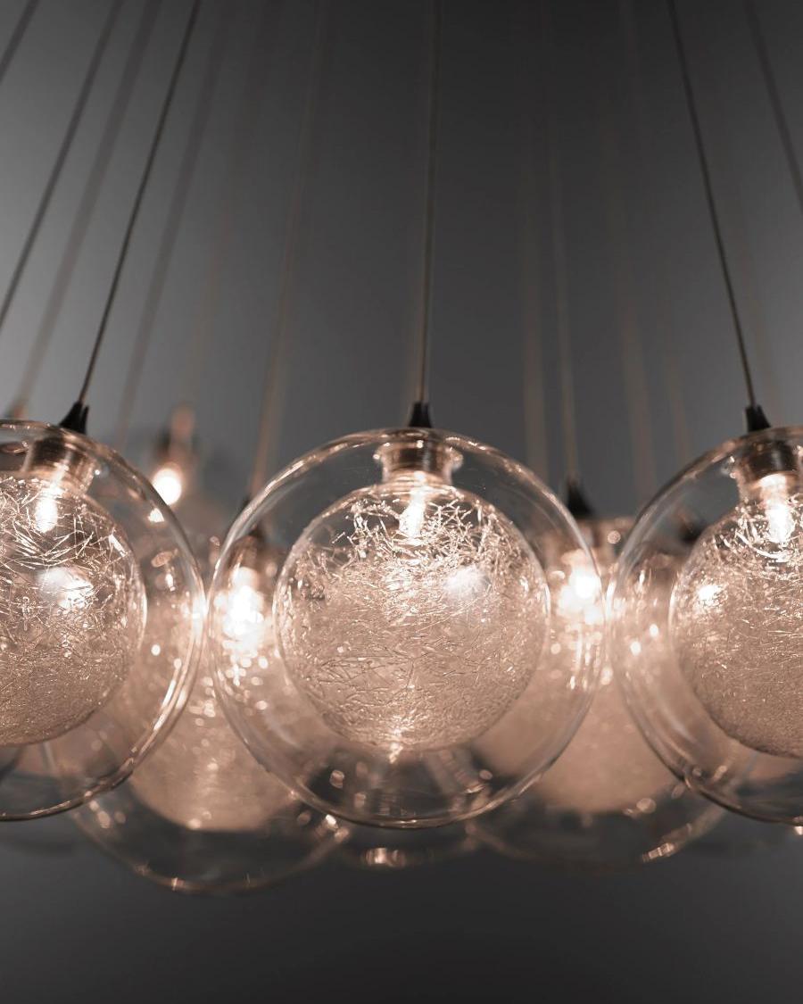 Drizzle Cluster Chandelier-Chandelier-Briglighting