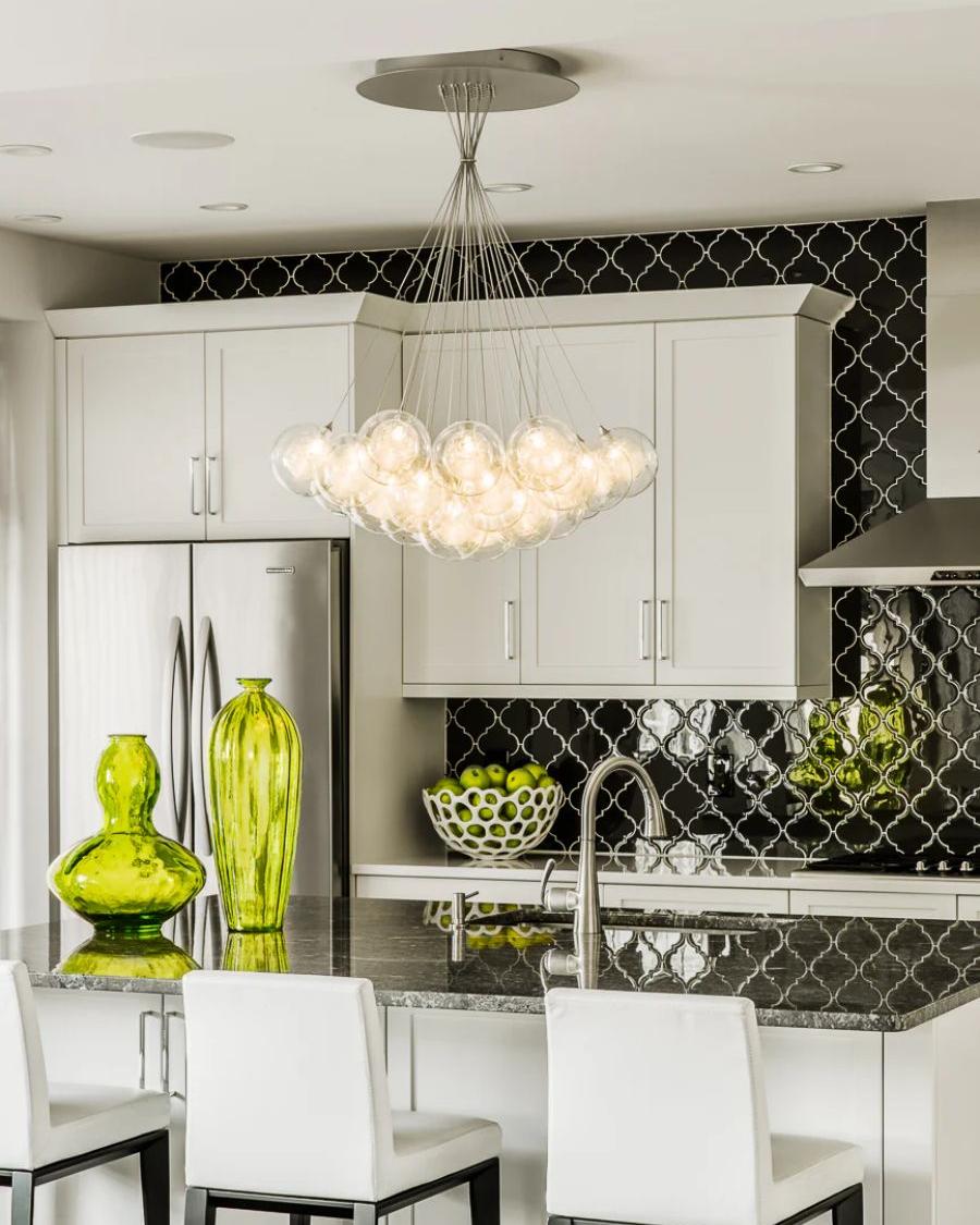 Drizzle Cluster Chandelier-Chandelier-Briglighting