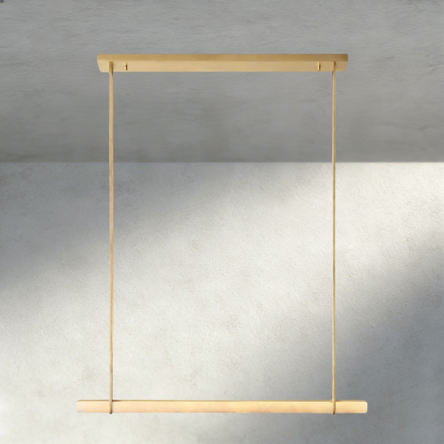 Audubon Alabaster Single Bar Linear Chandelier-Briglighting