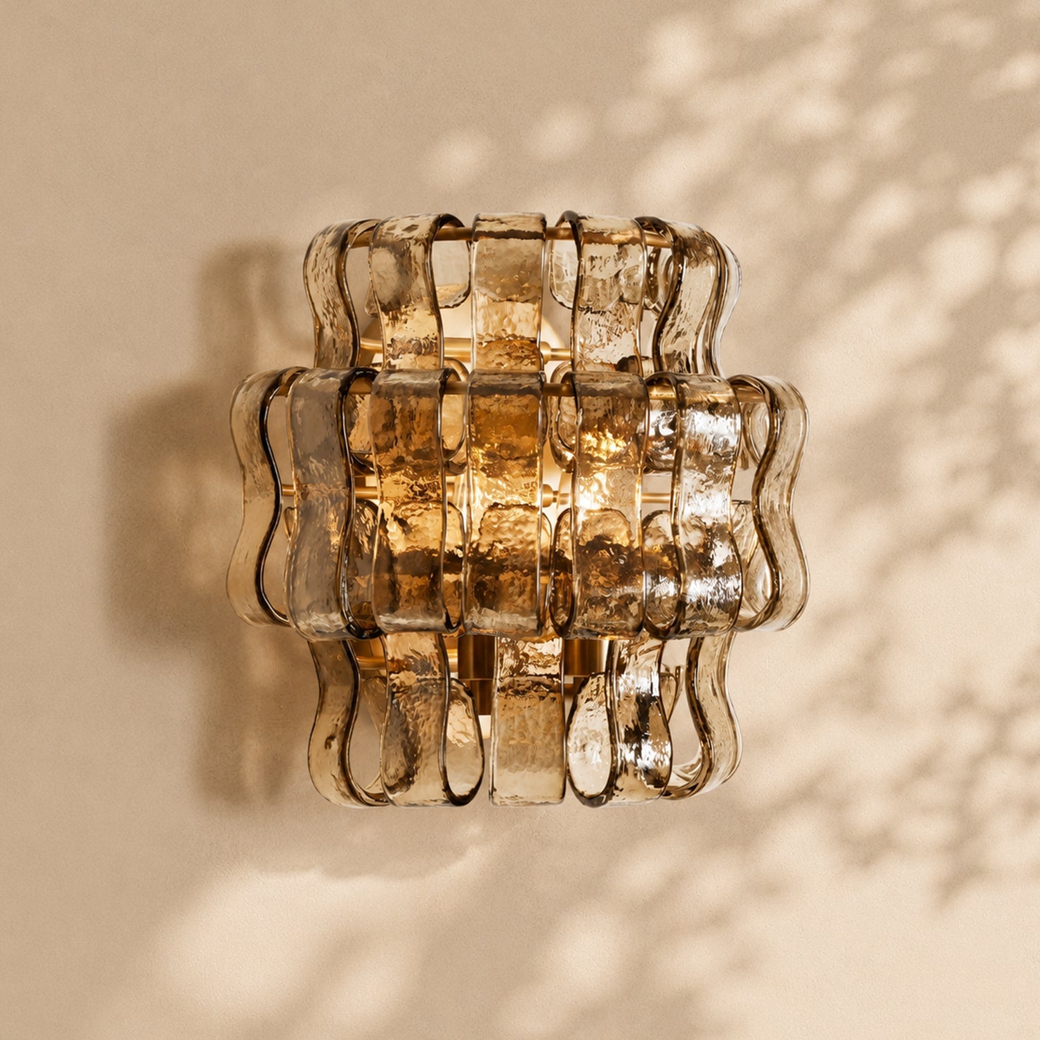 Amor Ghiaccio Glass Wall Sconce 12"