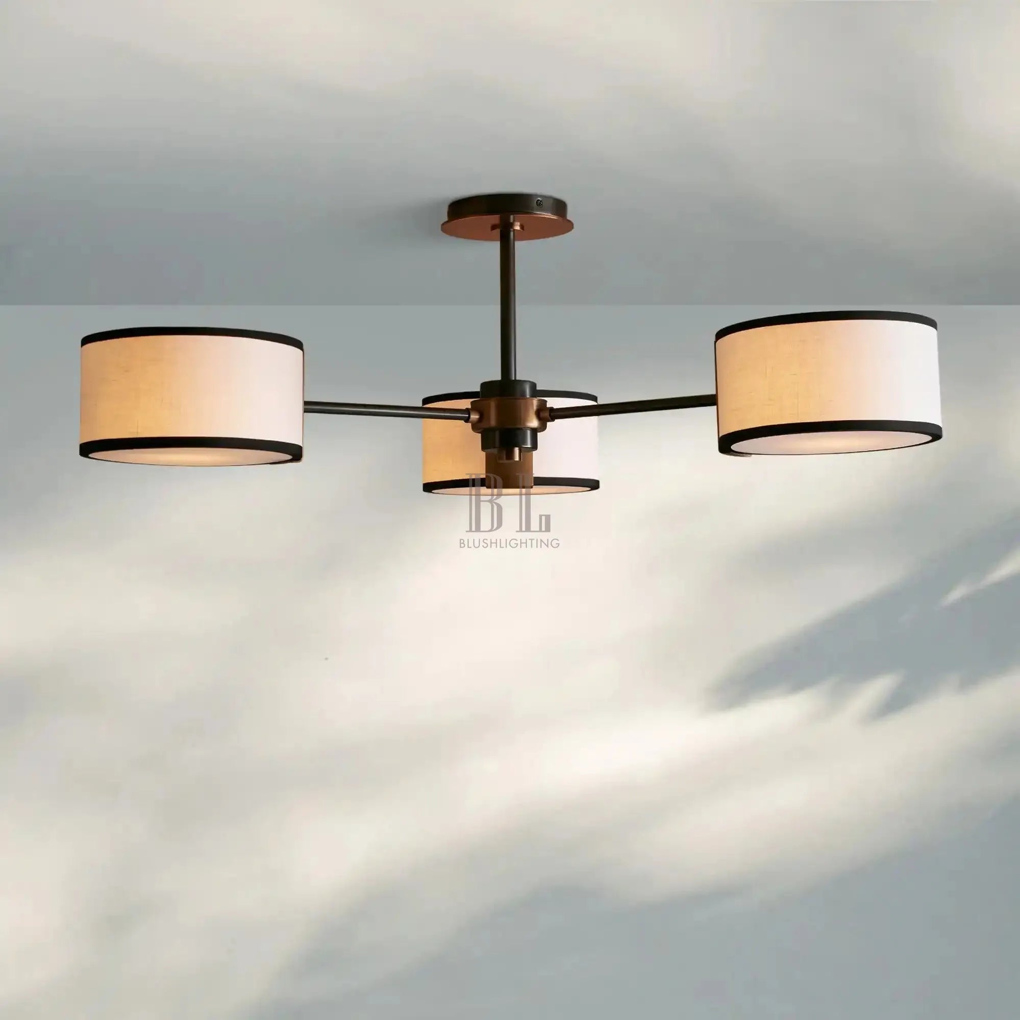Daphne Fabric Flush Mount