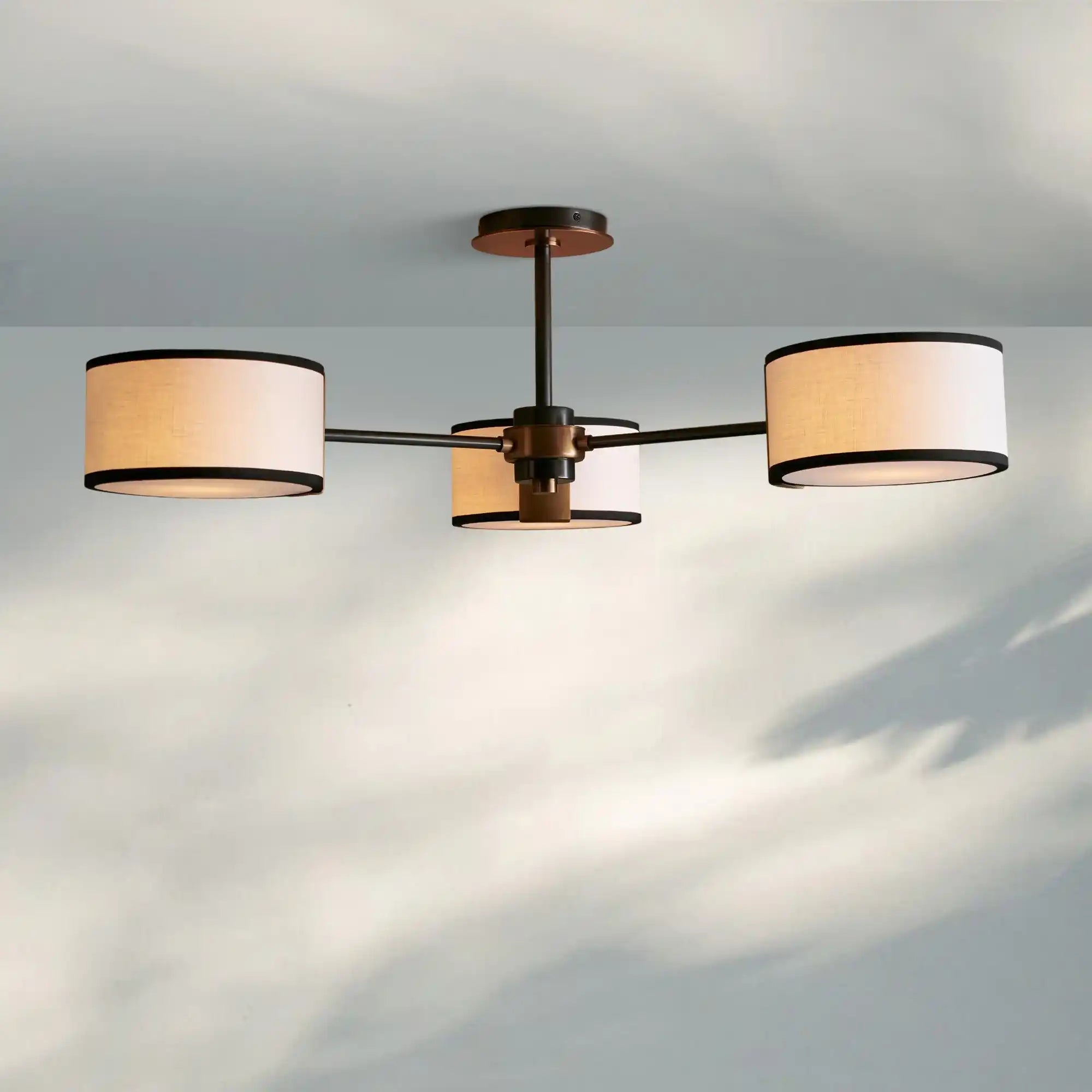 Daphne Fabric Flush Mount