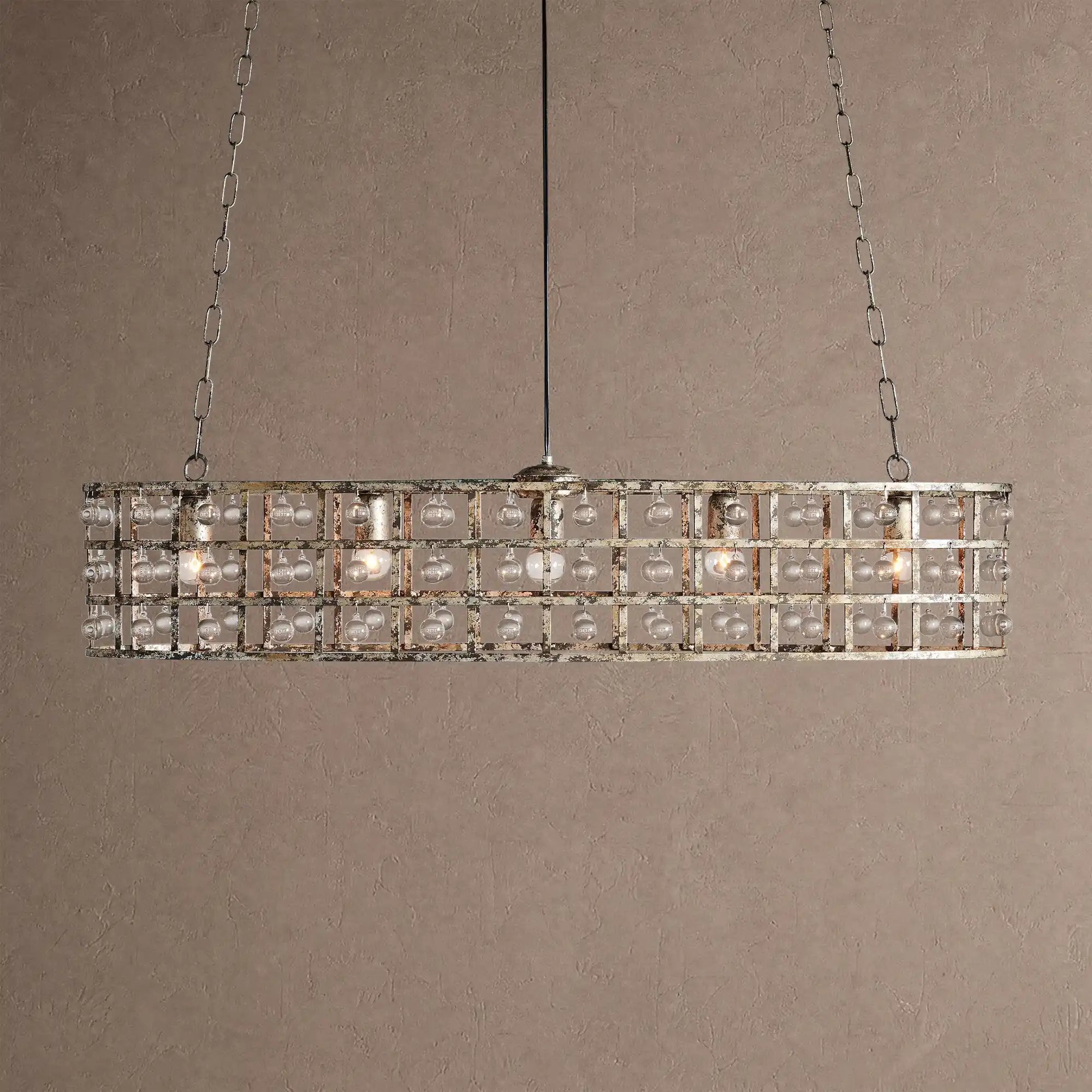 La Caged 5-Light Oval Chandelier