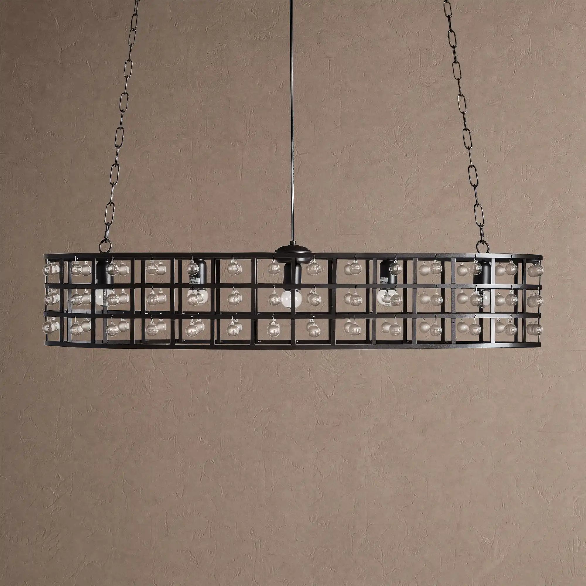 La Caged 5-Light Oval Chandelier