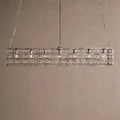 La Caged Rectangular Chandelier 7-Light