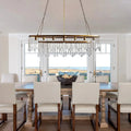 Aubrey 7 Light Oval Chandelier