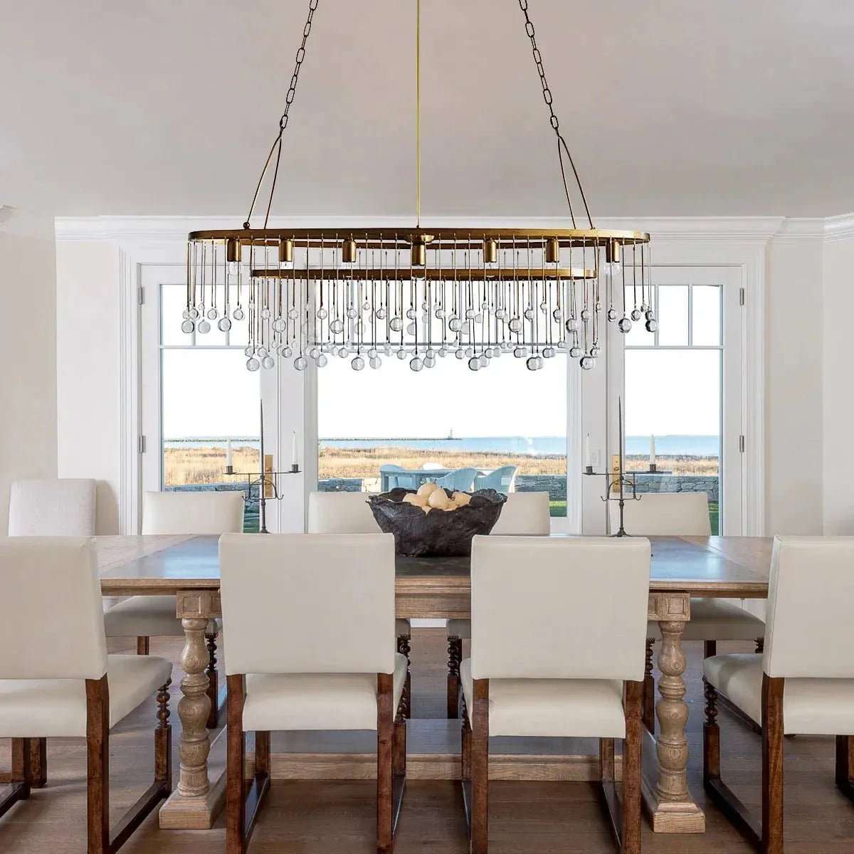 Aubrey 7 Light Oval Chandelier