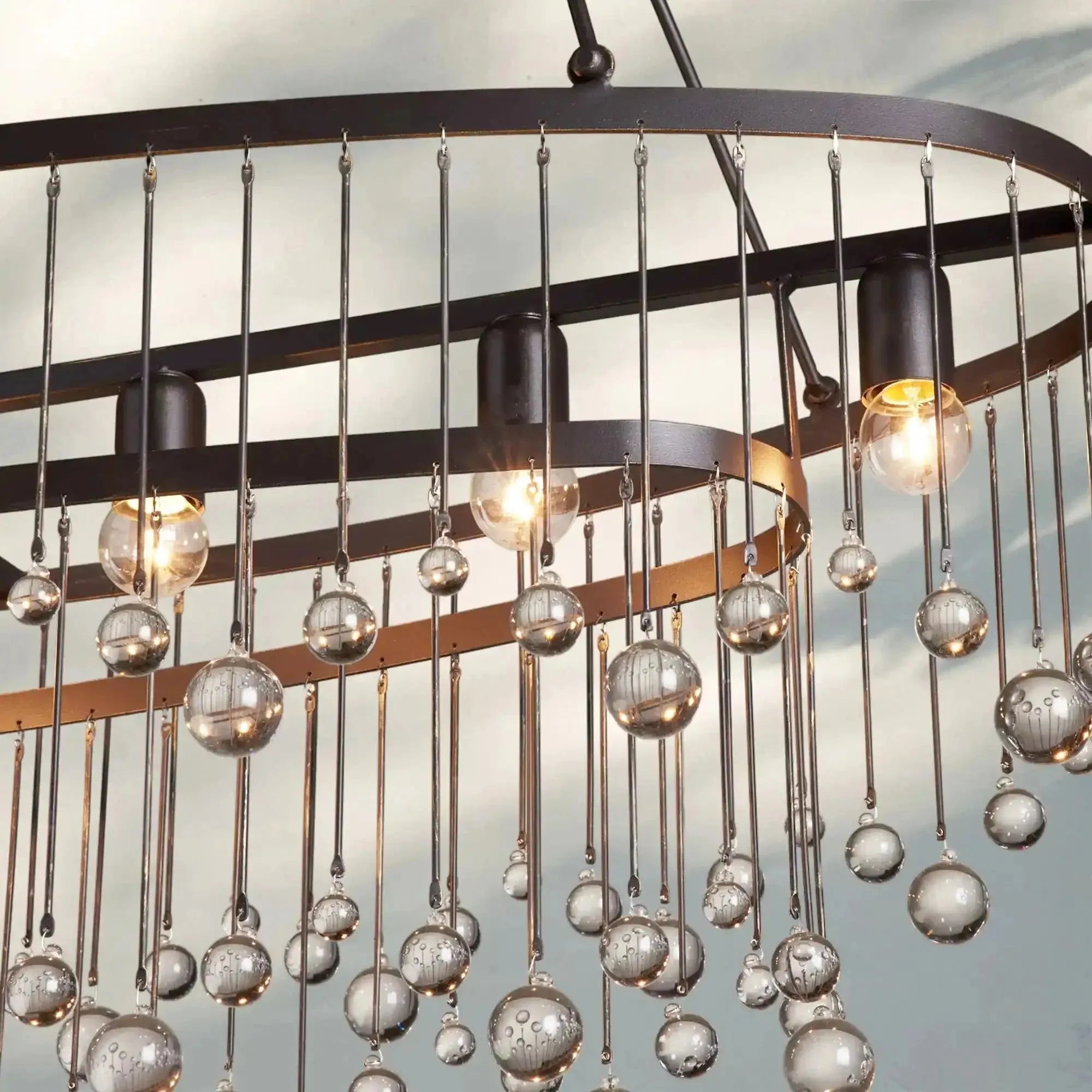 Aubrey 7 Light Oval Chandelier