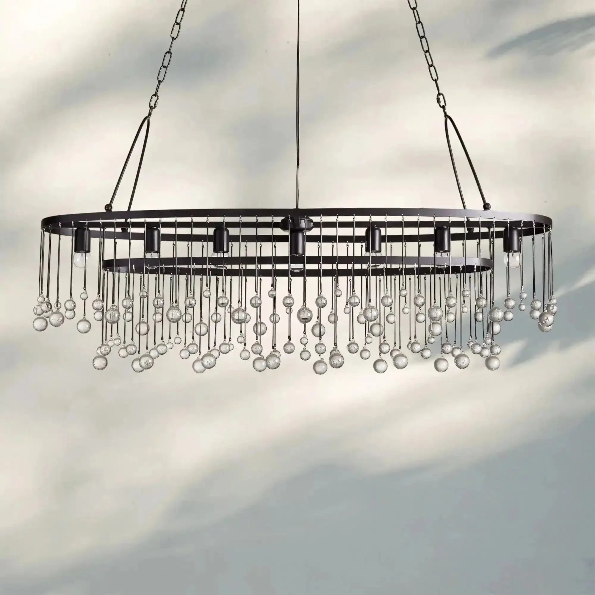 Aubrey 7 Light Oval Chandelier