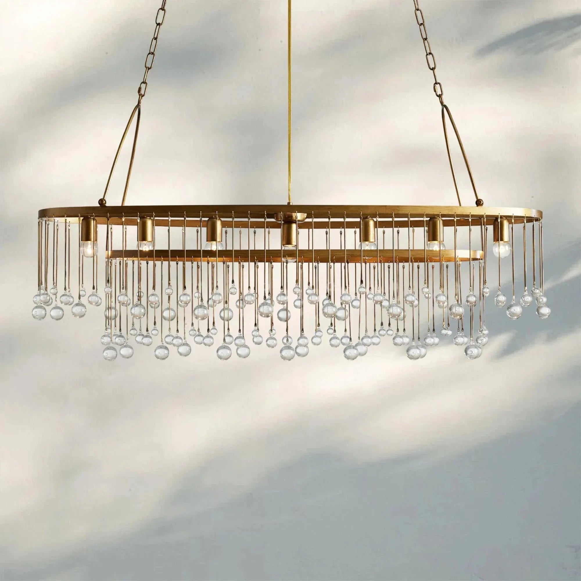 Aubrey 7 Light Oval Chandelier