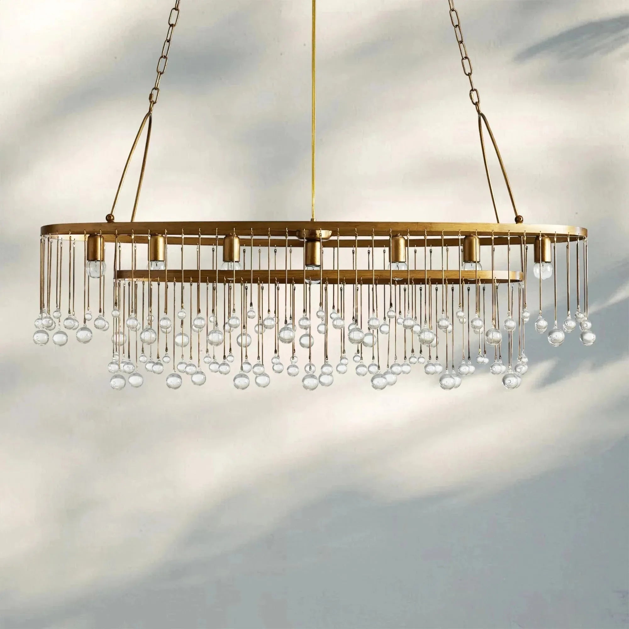 Aubrey 7 Light Oval Chandelier